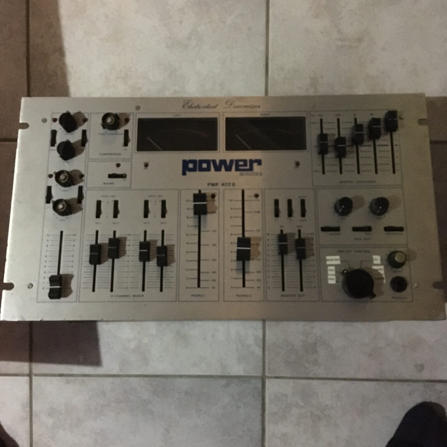 Power Acoustics PMP 300 USB - Table de mixage DJ