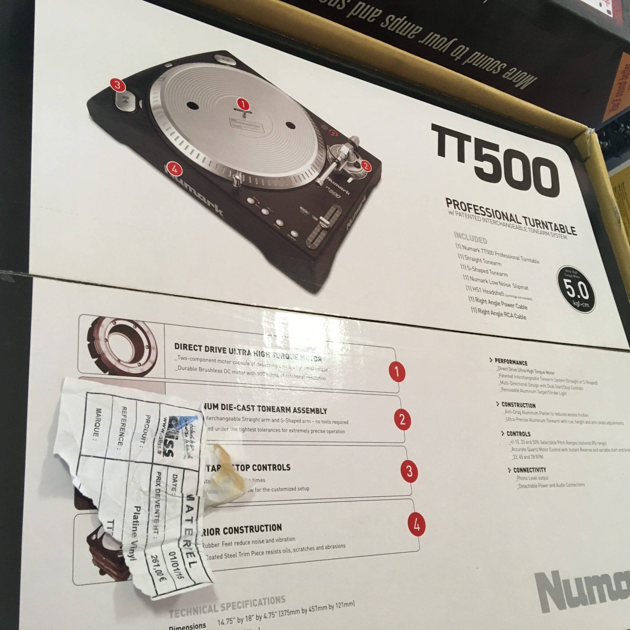 platine dj numark avis