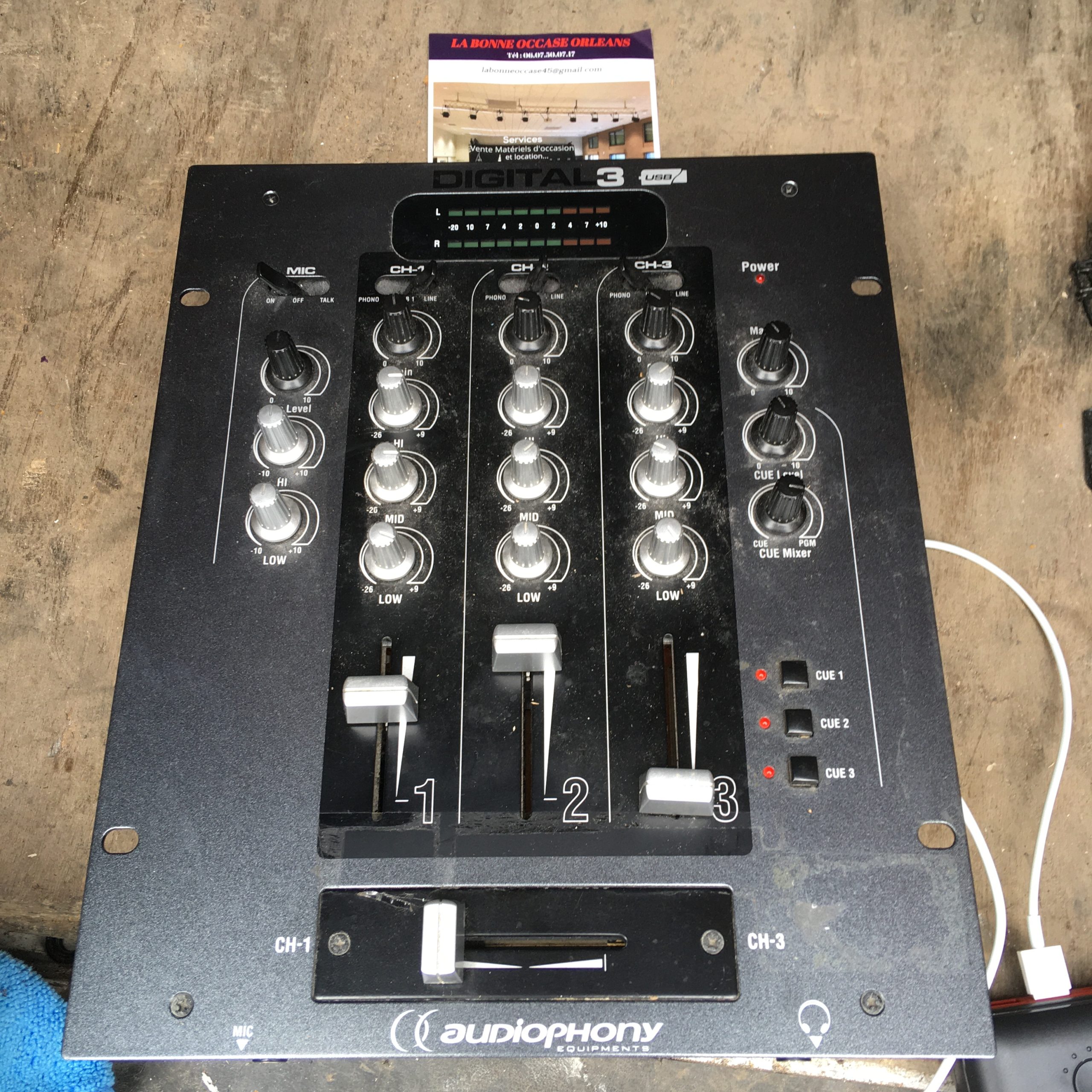 Digital 3 table de mixage Audiophony